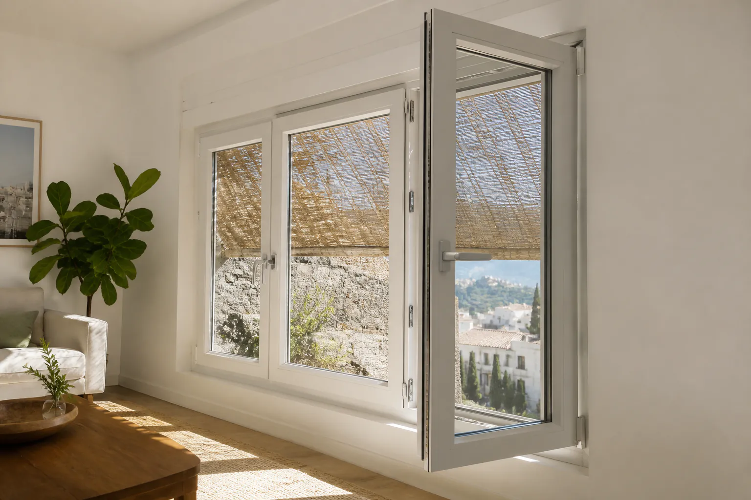 Doble acristalamiento con control solar para una vivienda de Granada